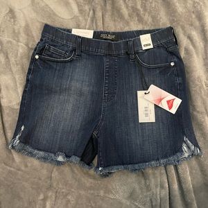 *BRAND NEW* Judy Blue High Waist Pull On Fray Hem Shorts